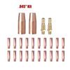 Diffuser Liner Tips Nozzle With Liner Consumable Gasless Nozzle MIG Torch Mig Welder Nozzles Diffuser Practical