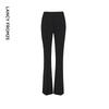 Langzi Retro High-Waist Wide-Leg Flared Suit Pants