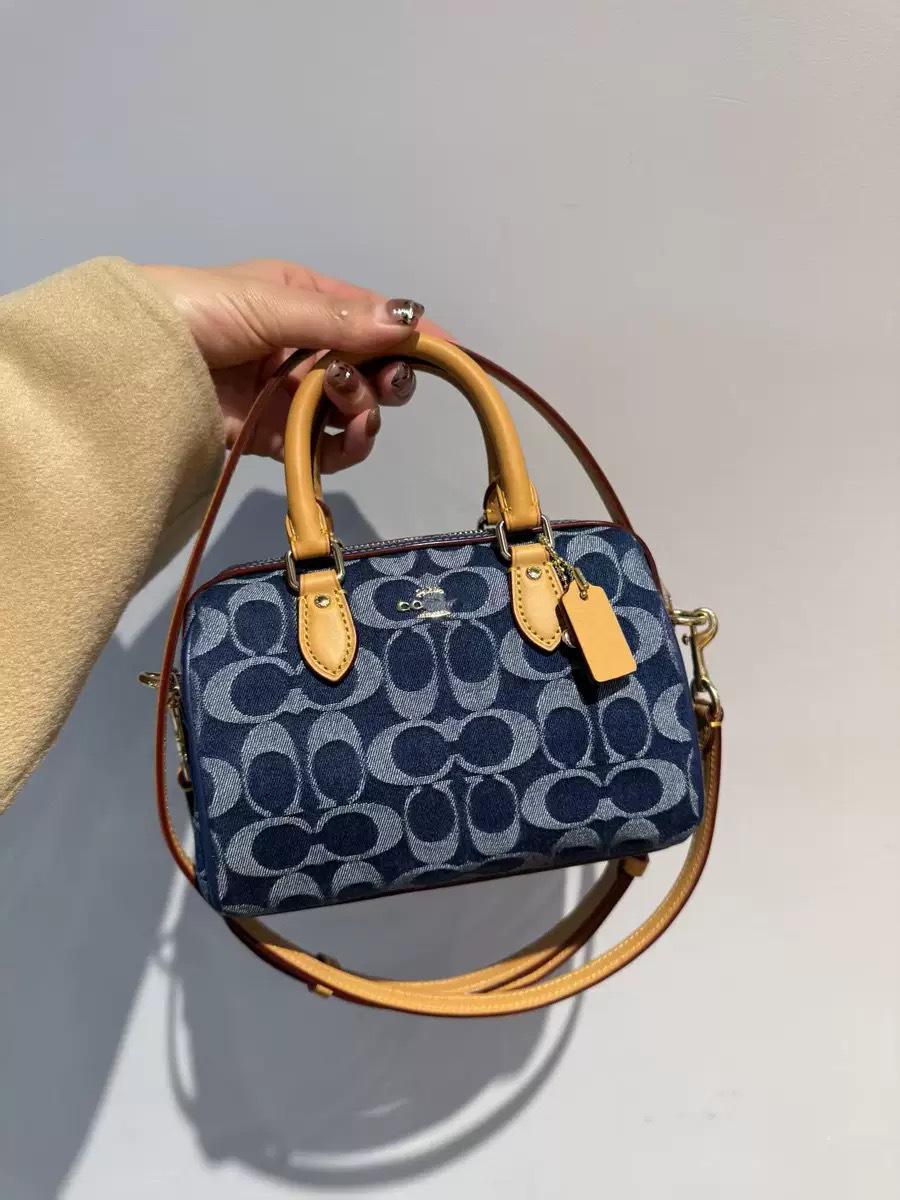 

C-Home Retro Floral Mini Crossbody Boston Shoulder Bag 17L x 12H x 10W