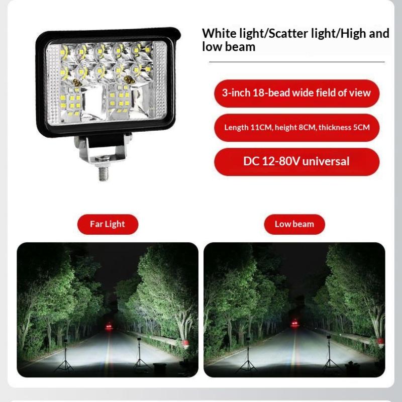 Led Spotlights For Cars Waterproof And High-Brightness Led Headlights For Trucks Electric Vehicles Agricultural Vehicles