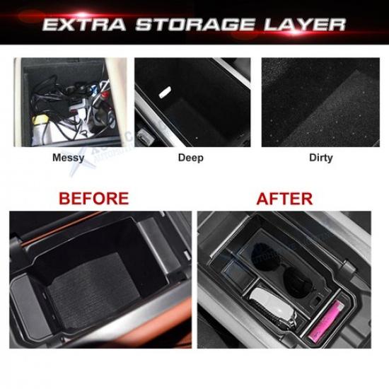 Central Armrest Storage Box Glove Organizer Accessories For Mazda CX-50 +