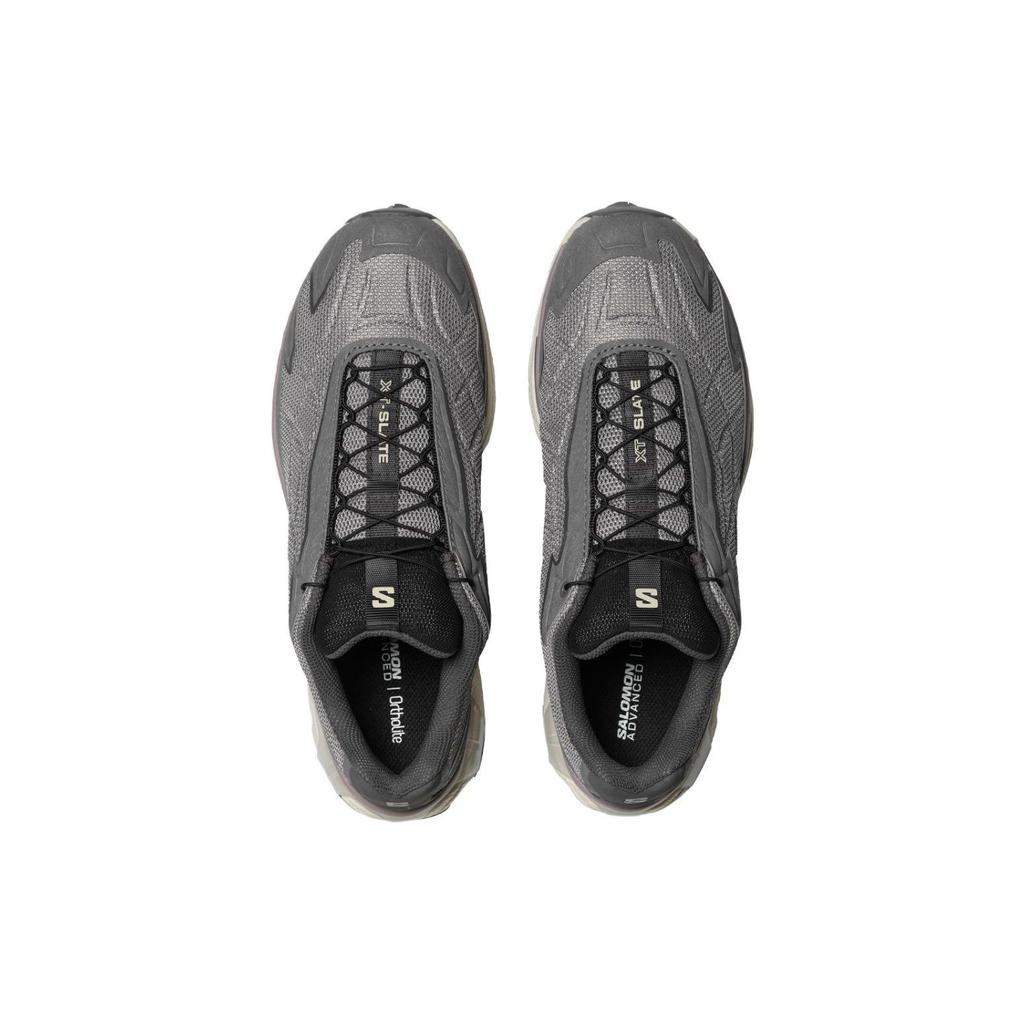SALOMON Xt-Slate Advanced Versatile Shock Absorbing Non-Slip Durable Low-Top Outdoor Functional Shoes Unisex Shoes Seagull-Gray 471328