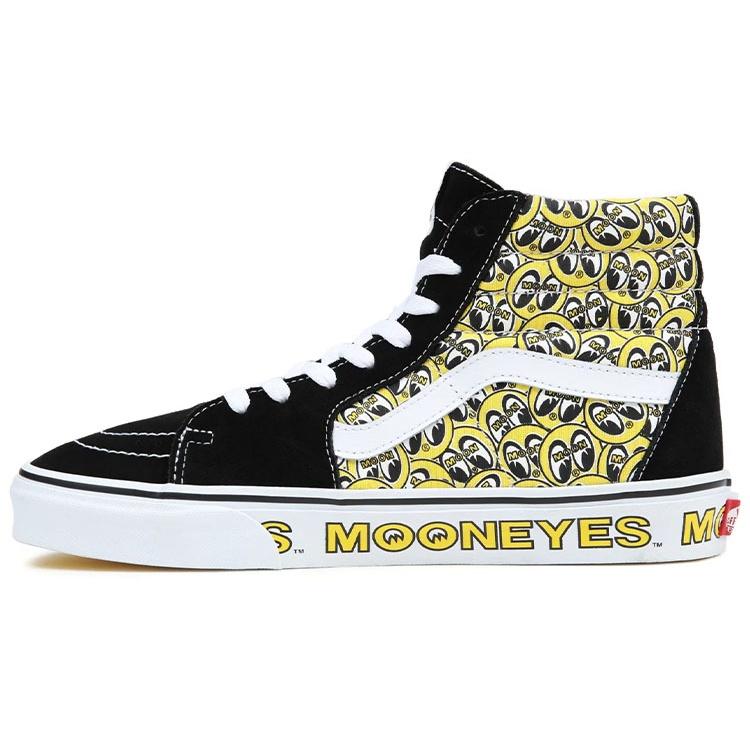 Vans Mooneyes x SK8-HI  Black Yellow  Men s VN0A5JMJY23 EU 36.5