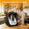 Borsa Portaoggetti per Thermomix TM7 Custodia Protettiva Design Sottile con Manico e Tasche in Rete Organizer per Accessori da Cucina