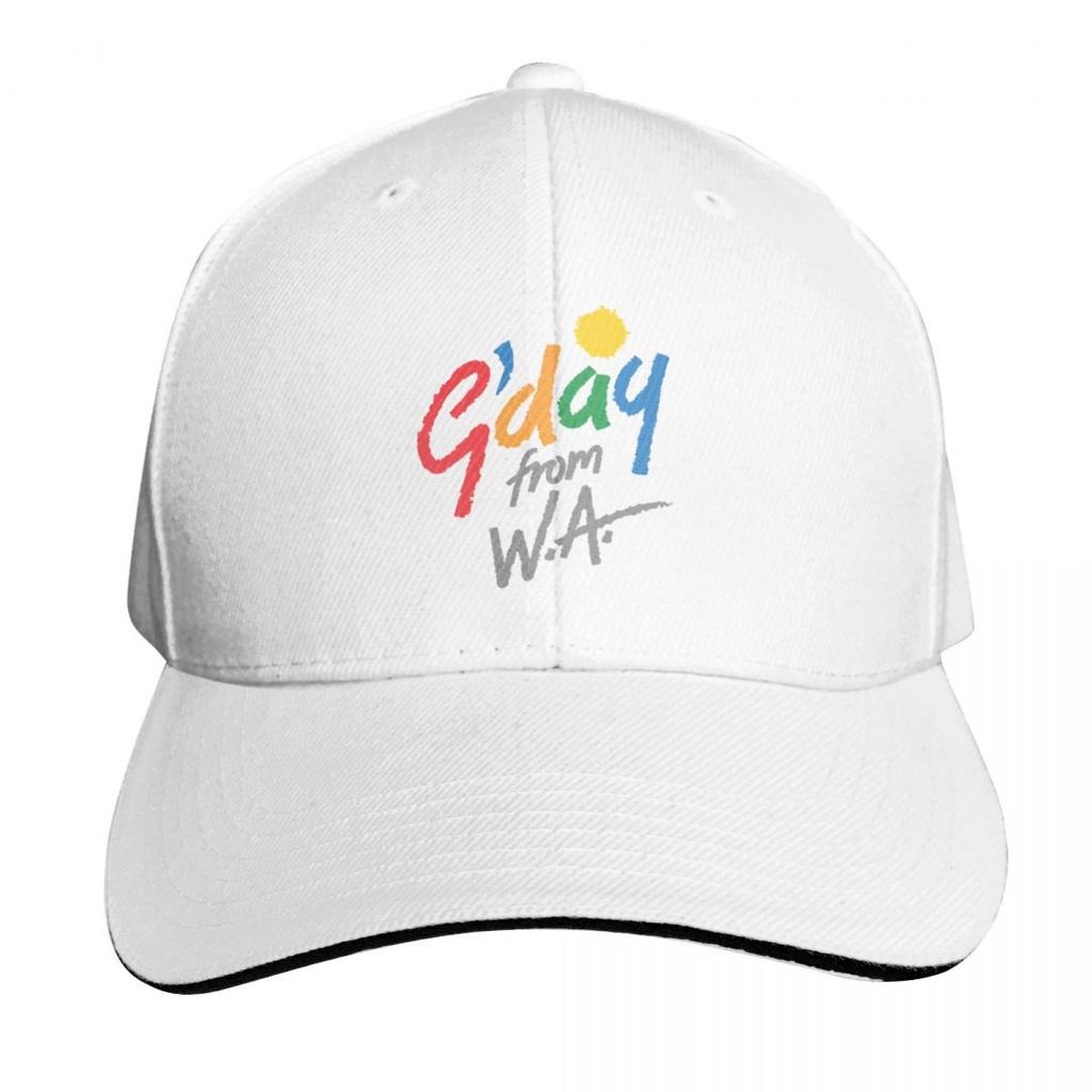 Gday d'Australie Occidentale Casquette de Baseball Hip Hop Casque de Chantier Chapeau de Fête Chapeaux Uniques Unisexe Vêtements de Golf Femmes