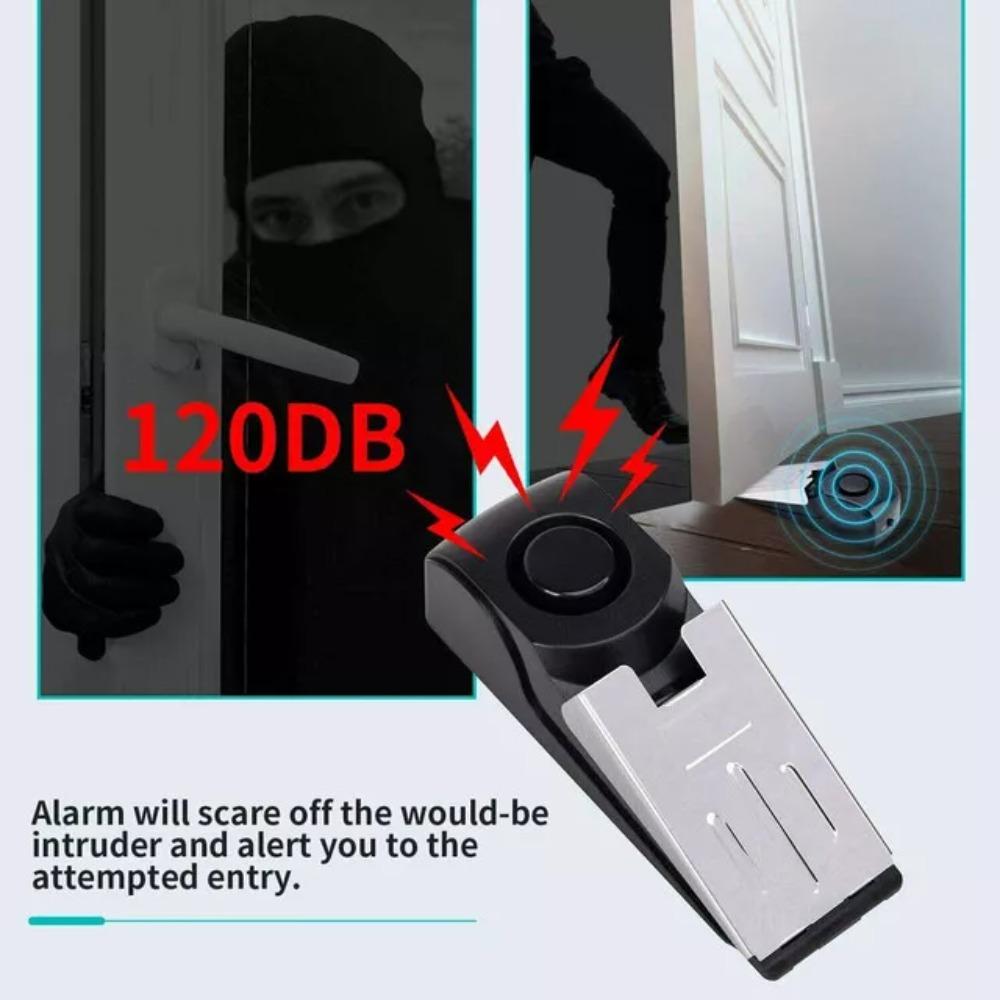 Security Supplies Door Plug 120 dB Door Open / Closed Detectors Useful Door Stopper Alarm