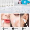 60Pcs Double Cotton Swabs For Cleaning Makeup, Organic Pointed Cotton Buds, Paper Swabs For Pets And Cosmetics
