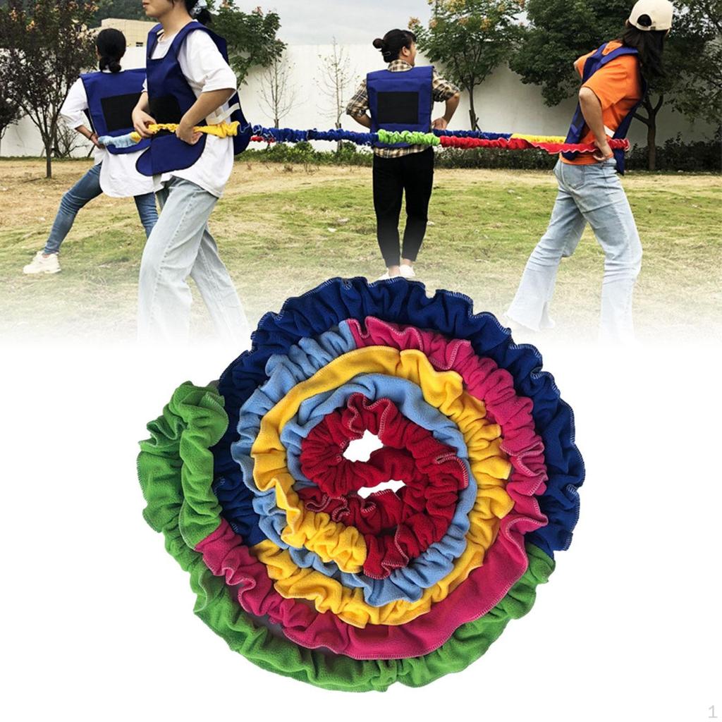 Cooperative Elastic Rope Resistance Band, Lightweight for Kids Adults Party Indoor Activities Garden