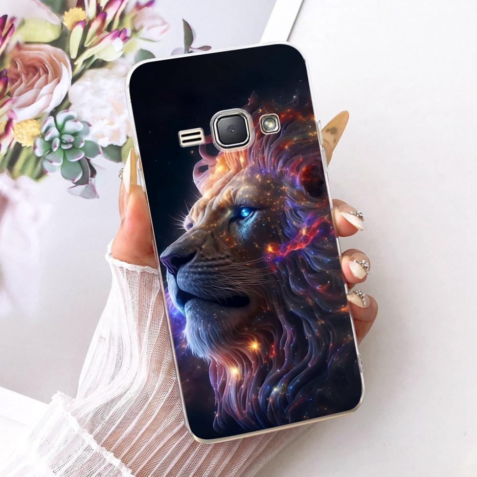 Clear For Samsung J1 2016 Case Cover Cute Cat Fashion Butterfly Funny Painted Casing For Samsung Galaxy J1 2016 SM-J120F