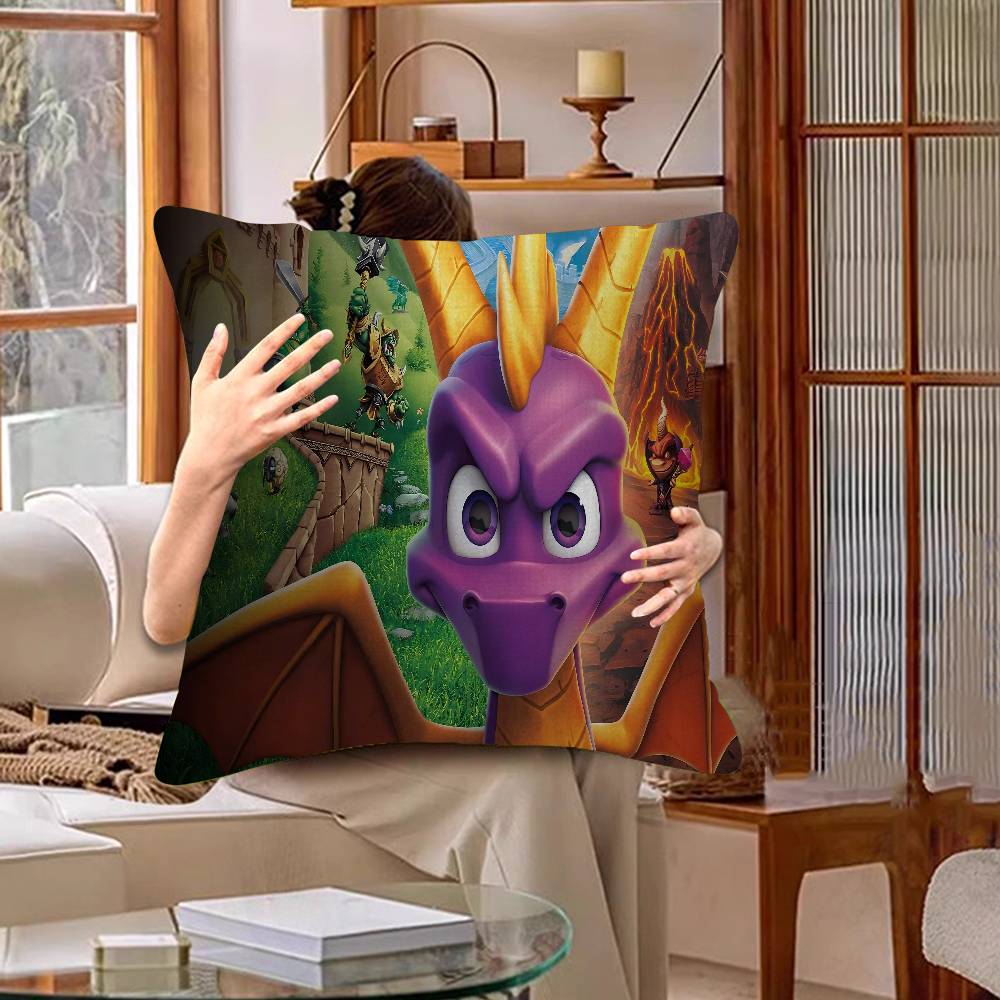 

Игры S-Spyro Дракон Наволочка Чехол для Подушки-Пледа в Машину Для Дивана Автомобиля Рождественский Подарок 40x40см 45x45см 30cmx30cm