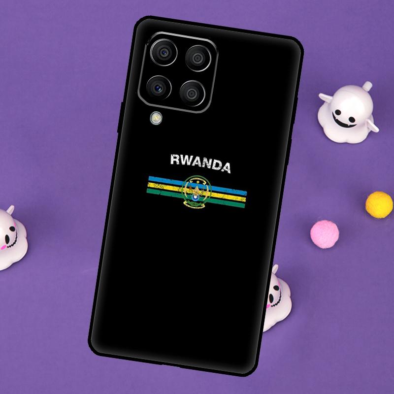 Rwanda Flag Cover For Samsung Galaxy M11 M51 M31 M33 M13 M23 M53 M15 M55 M14 M34 M54 M20 M32 M52 Case