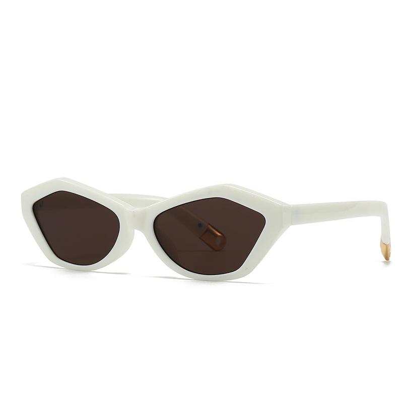  New Cat Eye Sunglasses Women Uv400 Female Green Blue Retro Sun Glasses for Men Decoration Ladies Gift