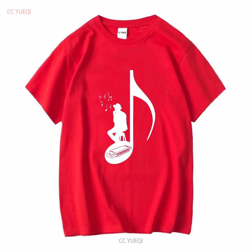 Harmonica Player Harp T Shirt For Man Woman Mouth Organ Instrument Blues Band Music Musician vintage Washed Breathable Slightly