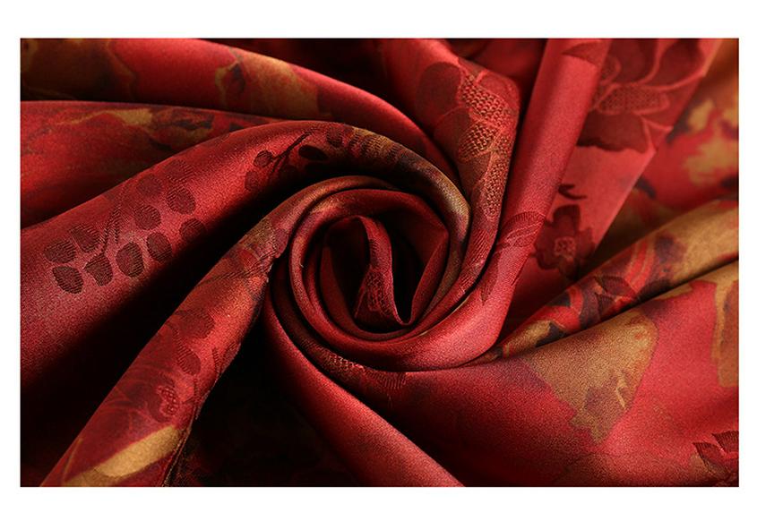 Xiangyunsha Chinese Style Silk Blouse - Mother's Day Edition, Women's Three-Quarter Sleeve, Summer Top in Genuine Mulberry Silk.