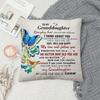 1Pc Grandma'S Love Pillowcase, Vibrant Butterfly Design Suitable For Living Room, Office, Car, Or Holiday Decoration,