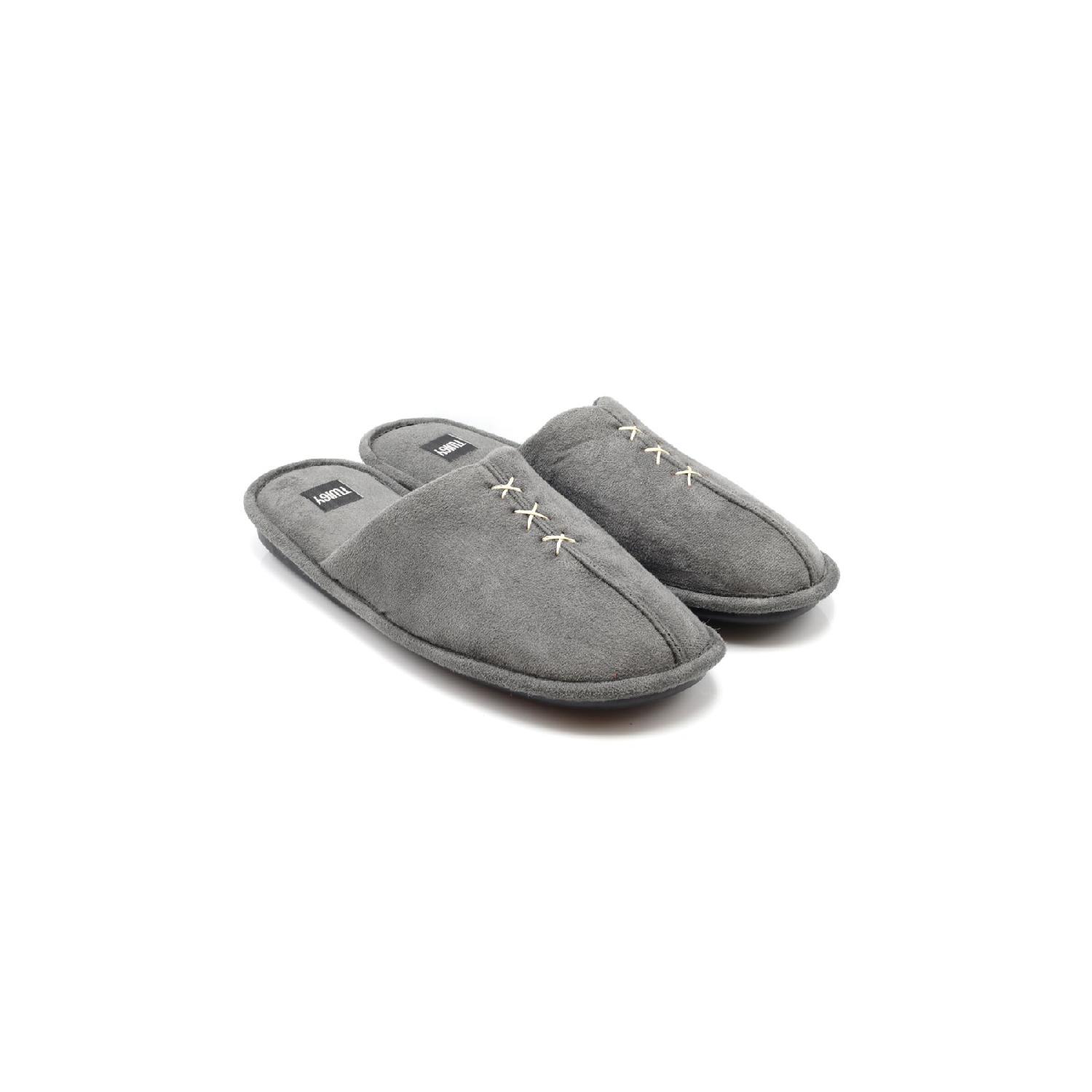 

Rex Men s House Slippers Smoked 41/46 41-42 серый