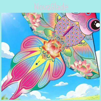 Koi Fish Triangular Kite With Polyester Material For Outdoor Flying And Gift Giving