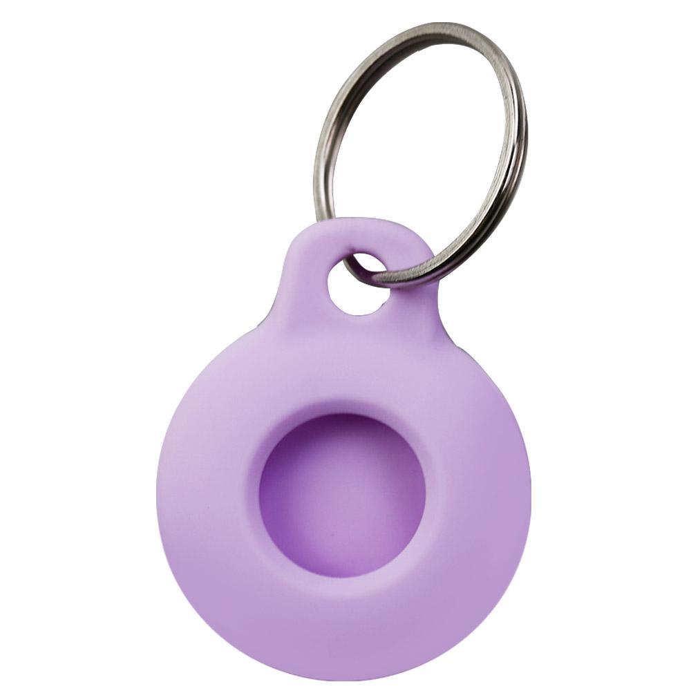 1PC Silicone For AirTags Tracker Locator Protective Case with Keychain Anti-lost Device Sleeve Smart Accesso ProtectsIm Pacting