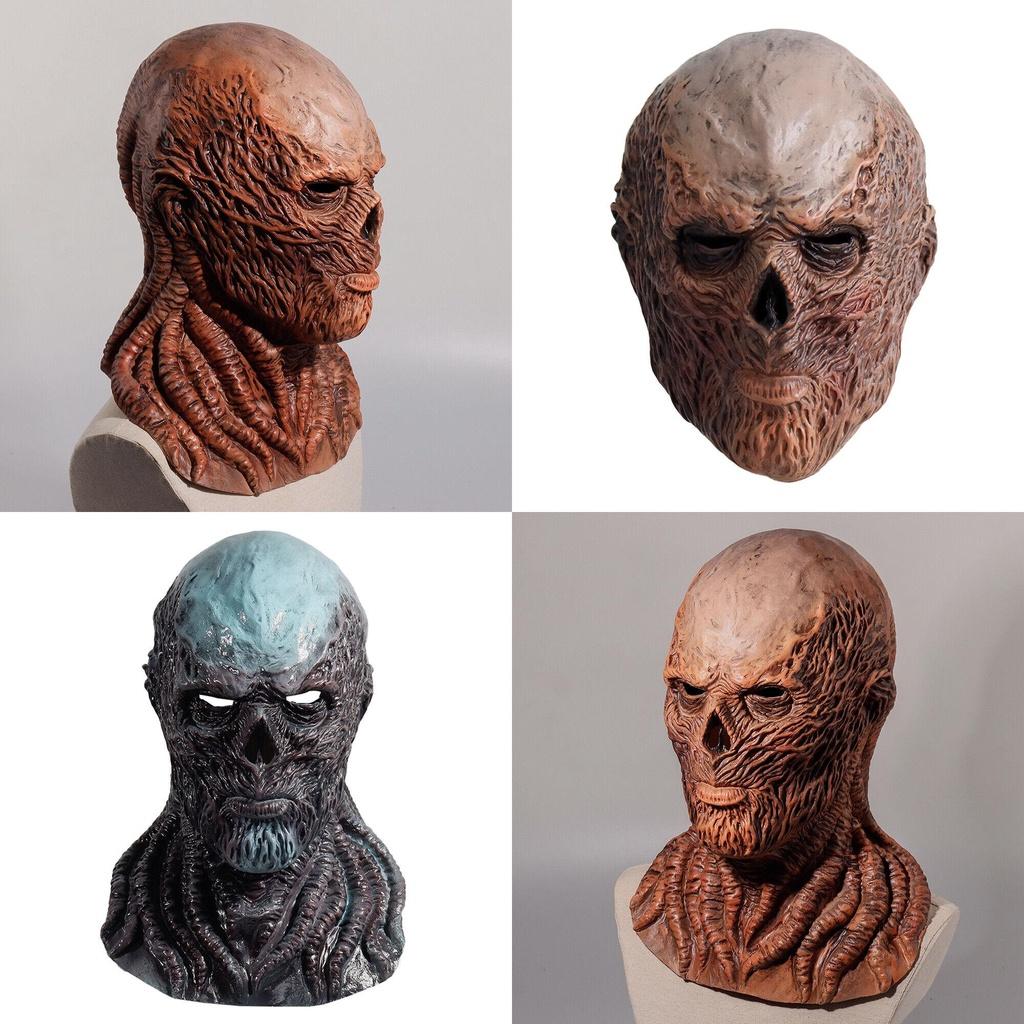 Stranger Things Staffel 4 Vecna Maske Furchteinflößende Latex Halloween Cosplay Requisite