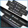 For BMW E34 E46 E39 E38 E90 E60 E36 F30 F30 F10 E92 E38 E91 G30 G38 M3 M5 4Pcs Carbon Fiber Car Door Sill Protection Sticker Anti-scratch Refit