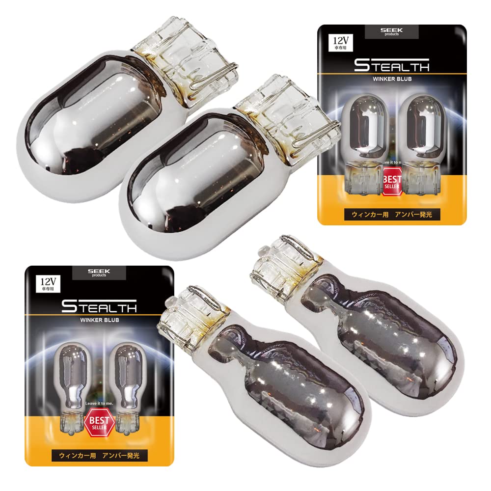 

Продукты SEEK T20 / T16 Скрытая лампа указателя поворота, Хромированная лампа, Скрытая лампа, Поворот Conforms to the original оранжевый