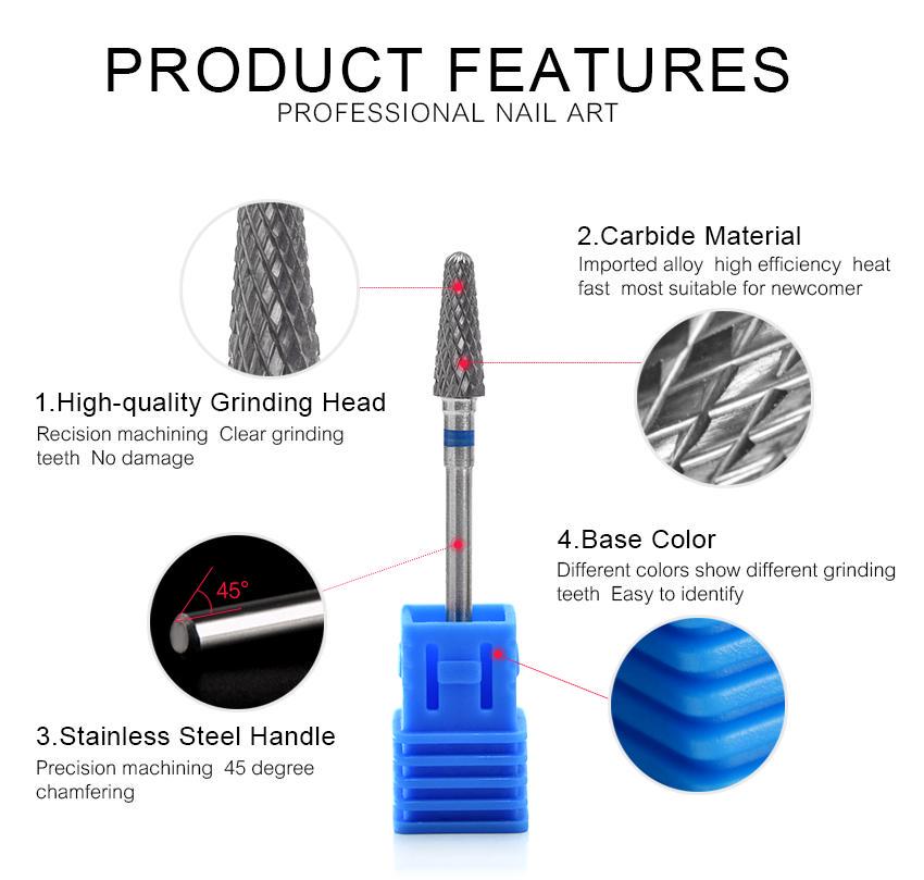 kads Nail Drill Bits Machine Electric Manicure Pedicure Drill Bit Nails Nails Machine Tools Electric Nail Drilling Equipment