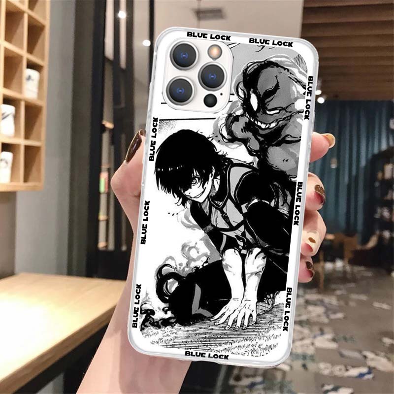 Anime Blue Lock Soft Telefonveske For iPhone 16 13 12 11 Pro Max X XR XS 7 Plus 8 + SE 2020 Mønster tilpasset deksel 15 14 1