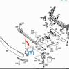 Front Bumper Inner Skeleton Bracket for Mercedes-Benz W117 CLA (2466200195, 2466200295)
