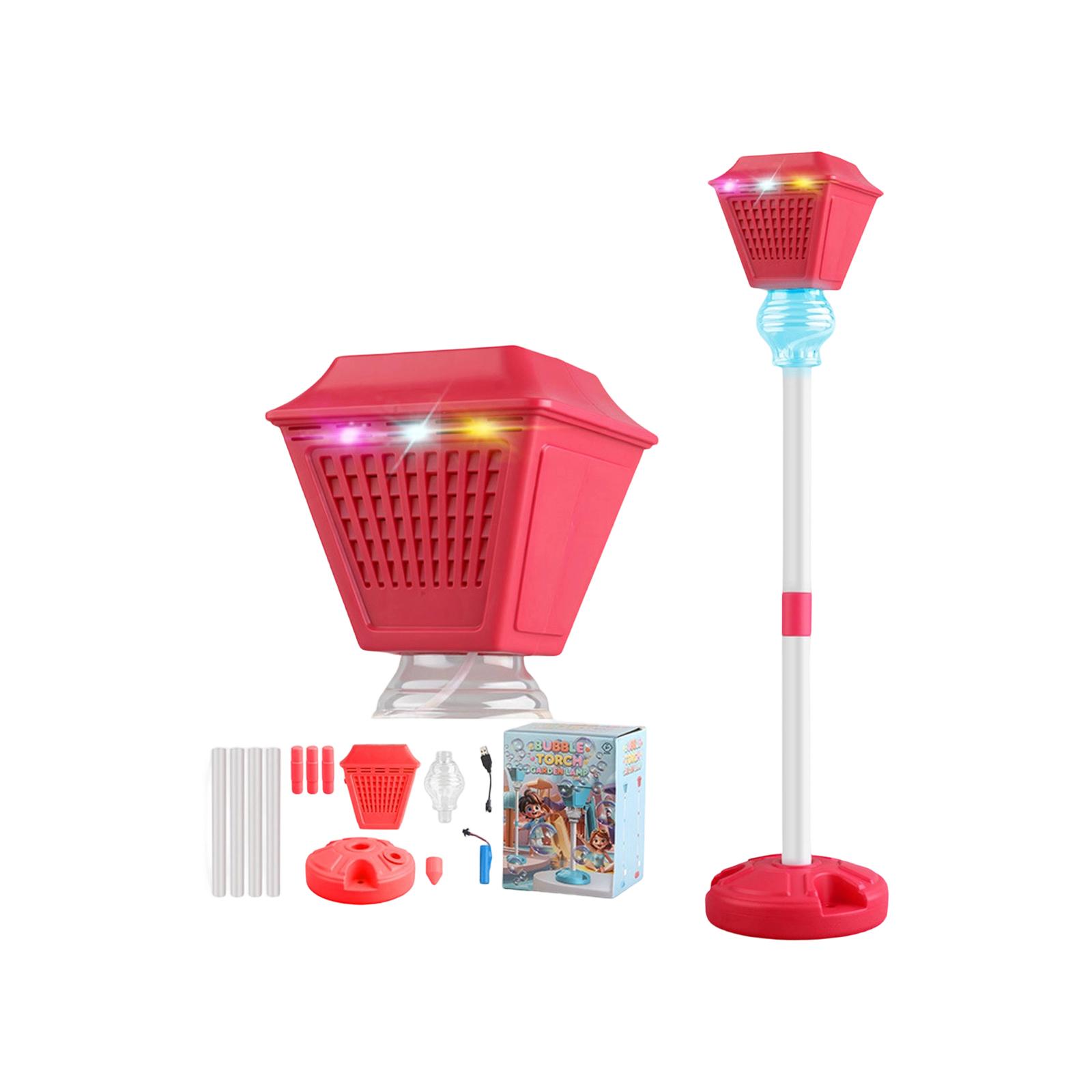 

Electric Sound And Light High-volume Garden Bubble Lamp, Camping Party Festival Street Light Bubble Machine One Size червоний