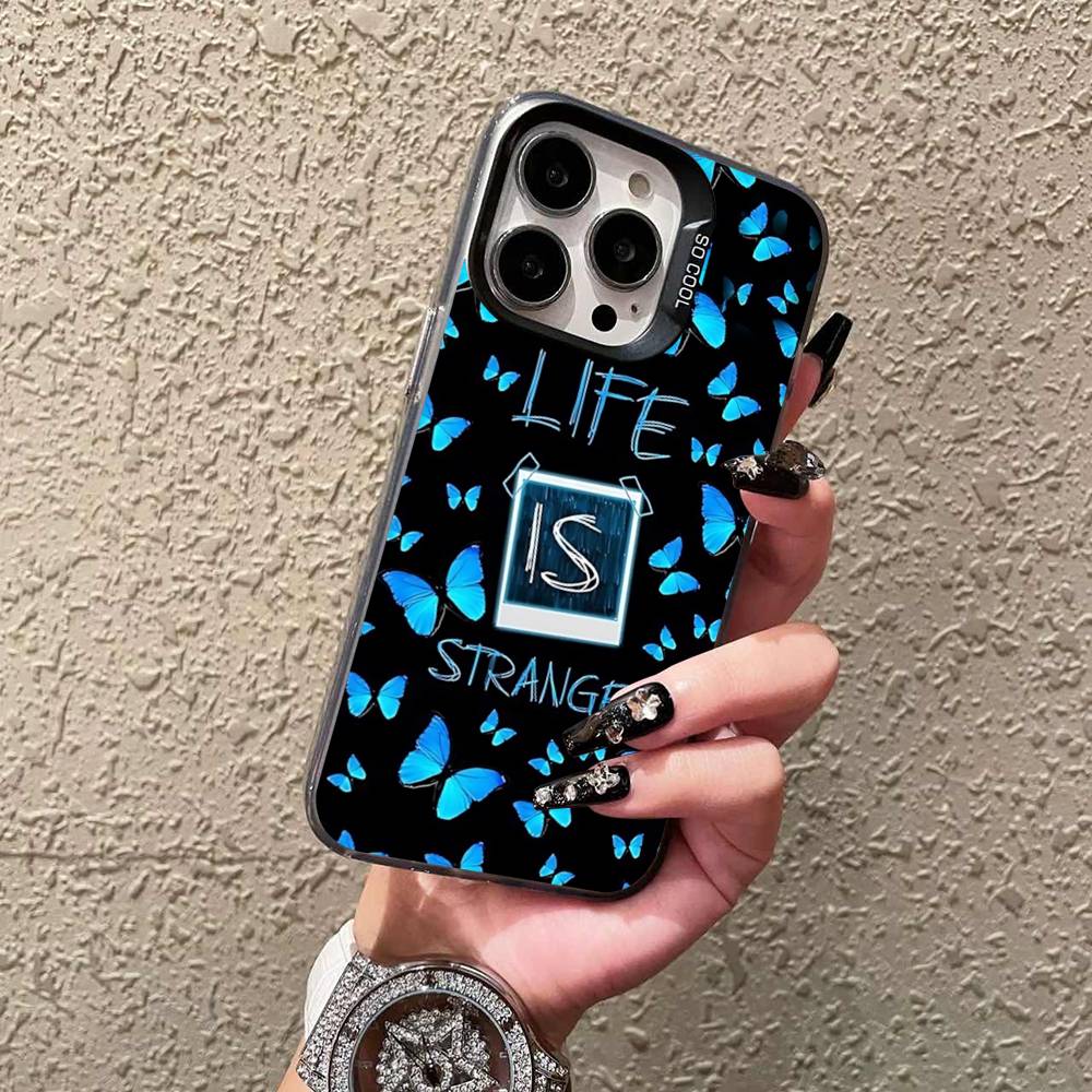Game Anime Life Is S-Strange Cute Phone Case For IPhone 17 16 15 14 13 12 11 Pro Max Plus Color Silver Cover