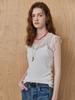 MAXZA Lace Block Cap Sleeve Bustier Sleeveless Knit