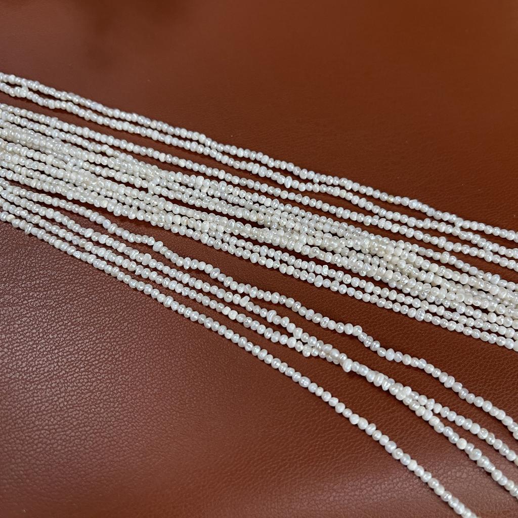 1String, Vintage White Artificial Pearls Beads, 0.18-0.2cm, for Jewellery Making DIY Valentine's Day Gifts, Bride Bridesmaid Women Wedding Craft, 36cm