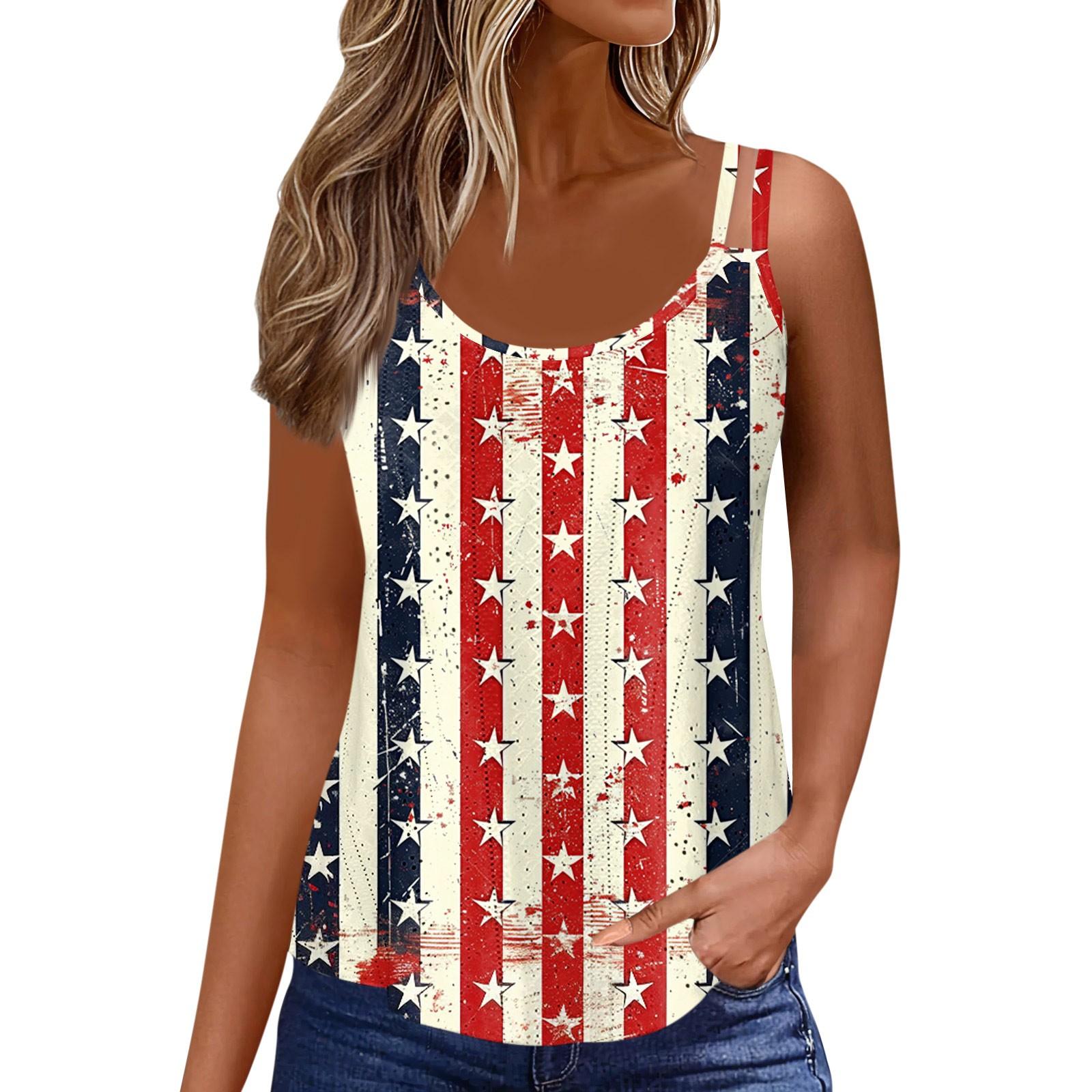 

Женская майка для девочек, повседневный топ с принтом, топы на бретелях для женщин, свободные топы без рукавов, струящиеся люверсы XL киноварь