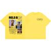 Rapper Rels B Album Merch Tshirt Unisex Unisex Clothing Hip Hop Fashion Short Sleeve Tshirts High Quality Cotton Oversized T Shirt