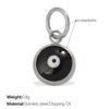 Yori 2Pcs Fun and Colorful Drip Pendant Cute Star Moon Planet Shaped DIY Jewelry Accessories for Making Jewelry Accessories