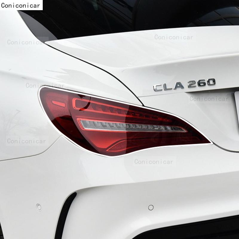 Für Mercedes Benz CLA Klasse 2013-2019 Auto Scheinwerfer Transparent TPU Schutzfolie Frontlicht Tönung Farbwechsel Zubehör