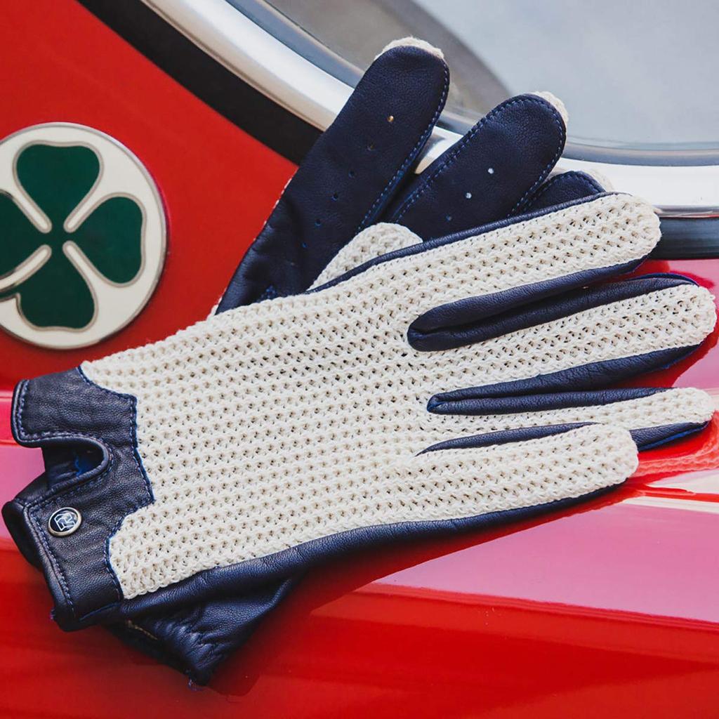 AUTODROMO STRINGBACK DRIVING for and Comfortable Size Navy GLOVES, Unisex, Driving, Motorcycles, Touring, Fit, Small,