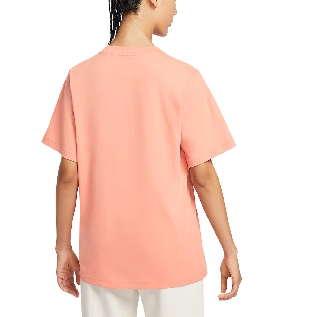 Nike Swoosh Drop Shoulder Sleeve T Shirt Women's Light Orange FD4150-844