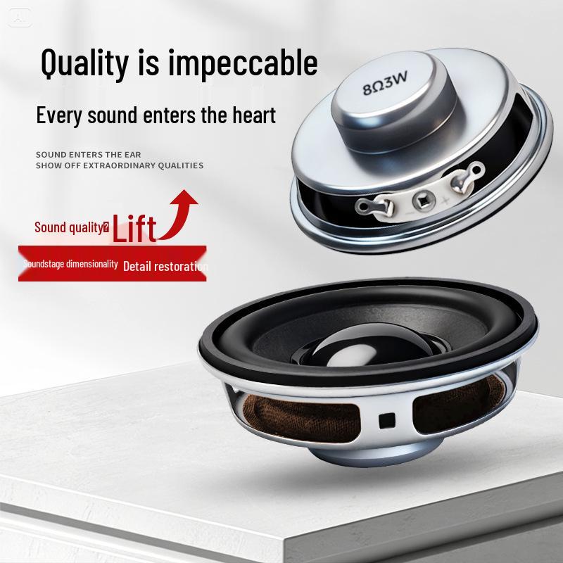 2.5-inch Full-Range Speaker with Neodymium Magnet, 8 Ohm/3W, Rubber Surround