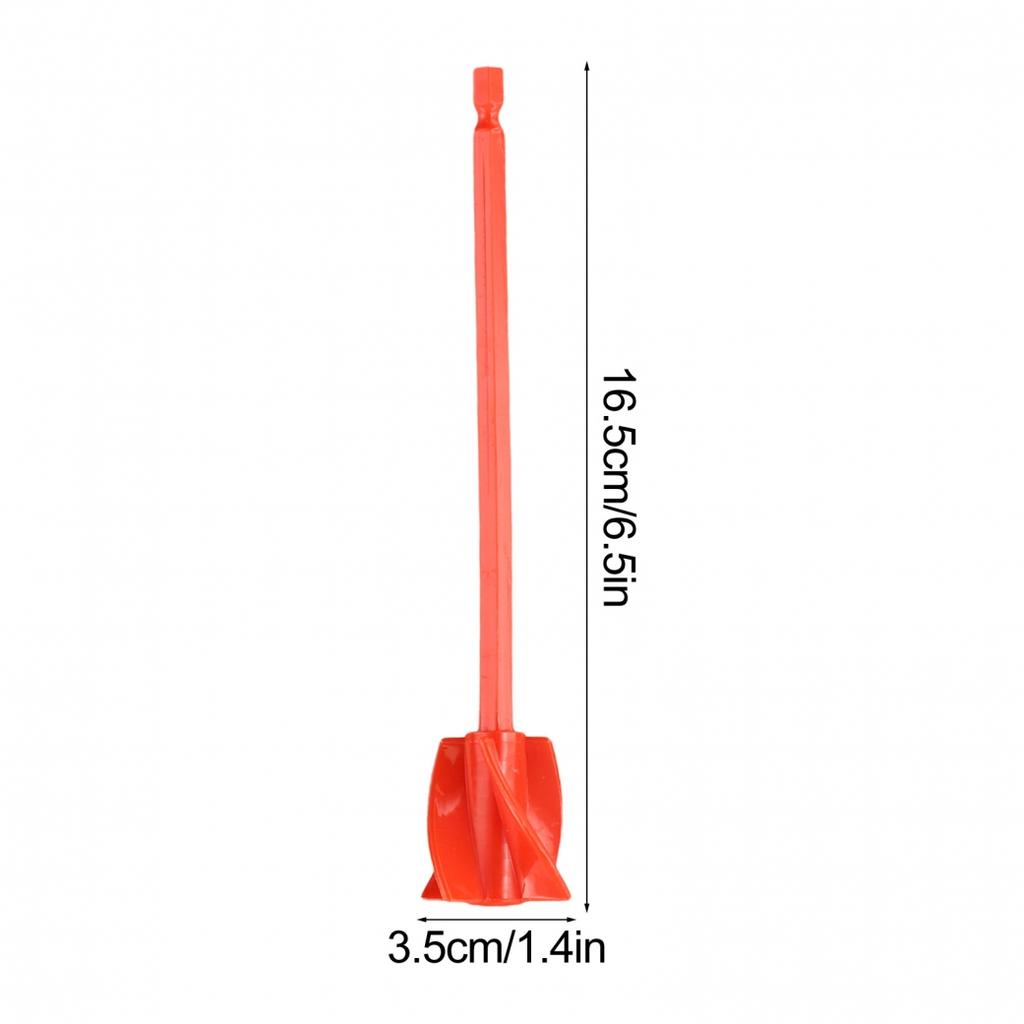 Epoxy Mixer Drill Attachment Reusable Paint Mixer Paddle Spiral Mixing Principle