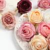 2/5Pcs 7cm Rose Heads Silk Artificial Flowers Wedding Home Wedding Decor DIY Wreath Scrapbook Gift Box Flower Handmade Crafts