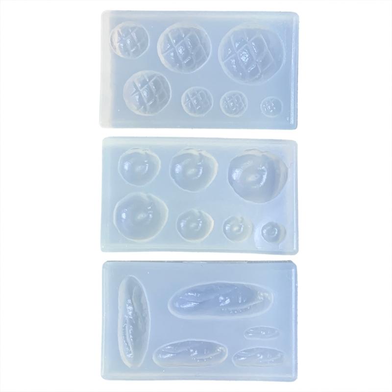 Beautiful Confections Silicone Mold Flexible Doll House Food Bread Toy Mold for Making Candy Chocolate Fondant