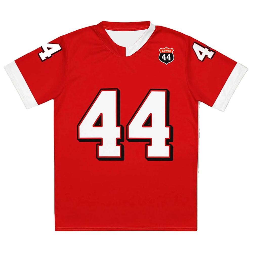 CamisetasLewis Número 44 Hamilton Manga Curta Gola Redonda Camiseta Casual Roupas Unisex
