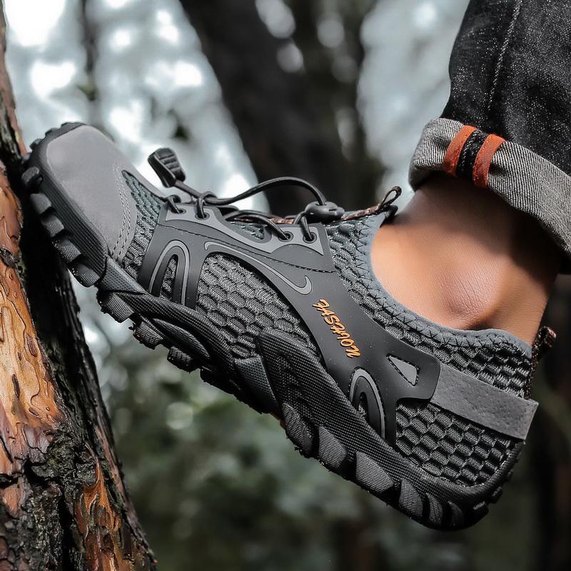 Modische Freizeitschuhe für Herren, Sneakers, atmungsaktive Wanderschuhe, Mesh-Sportschuhe, Outdoor-Klettern, schnelltrocknende Wasserschuhe für Herren in Übergröße