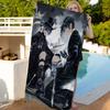 Manga Series Black Butlers Bath Towel Microfiber Soft Water Absorbing Breathable For Girl Kids Decorative Cartoon Beach Towel
