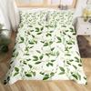 Botanical Lily Duvet Cover Twin Full Queen King Chic Floral Comforter Cover Boho Flower Bedding Set Watercolor Petals Bed Set