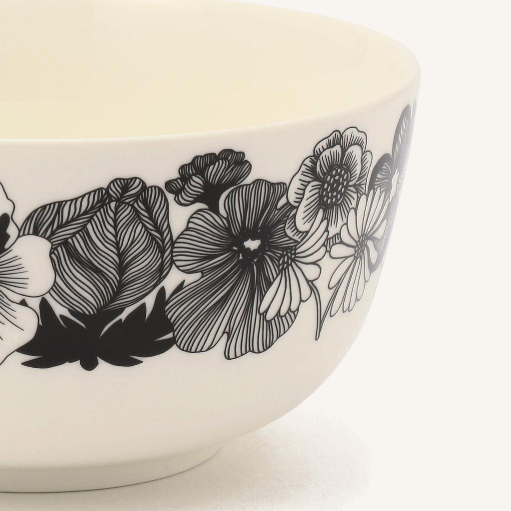 Marimekko Siirtolapuutarha Bowl, 900ml, Women's, 52_1_52199469675, White/Black