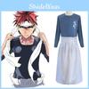Food Wars Shokugeki No Soma Yukihira Souma Cosplay Kostým Košile s Vynikajícím Designem