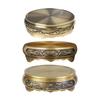 Solid Brass Round Base, Handmade Vintages Inspireds Incenses Burners for Home Ambiances