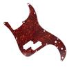 1 Stück Gitarre 3-lagiges Schlagbrett PVC Elektrische Gitarre Schlagbrett Kratzschutz für Precision Bass Pb Bass Gitarrenteil 13 Löcher